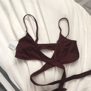 Monday Swimwear Wrap Top